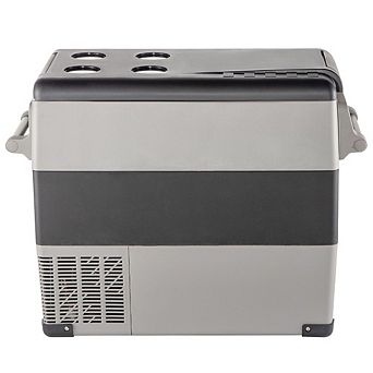 12 Volt Refrigerator 58-qt Car Refrigerator Dual Zone Portable Freezer 12/24V DC 110-240V AC