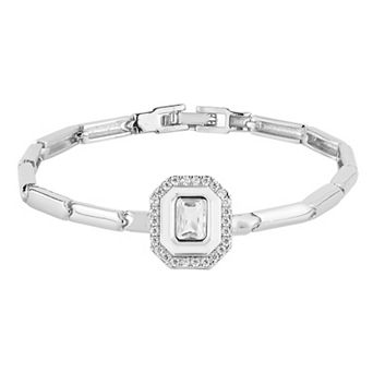 Everyday by Sunkissed Cubic Zirconia Bezel & Pave Bracelet