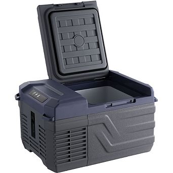 Car Refrigerator 9L Single Zone Portable Freezer 12 Volt Compressor Cooler For Camping RV