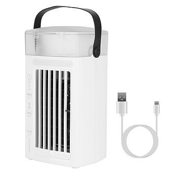 Portable Air Conditioner Fan 9.84 Inch Evaporative Cooler Mini AC For Home Office