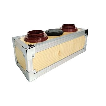 Vintage Wooden Cooler And Warmer With Wireless Charger For Camping