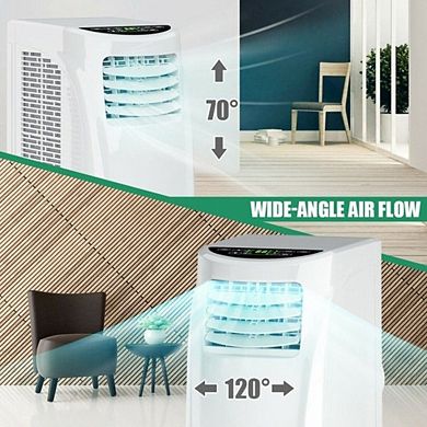 Compact Portable Air Conditioner 8000 BTU AC Unit with Dehumidifier for Bedroom