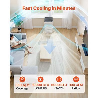 Portable Air Conditioner 10000 BTU Standing Cooling AC Unit For Indoor Room