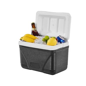 Portable Hard Cooler 8.5-qt Insulated Ice Box Outdoor Camping
