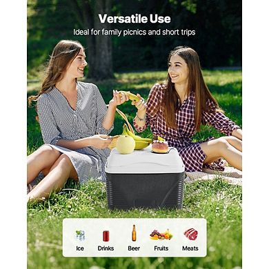 Portable Hard Cooler 8.5 QT Insulated Ice Box Outdoor Camping