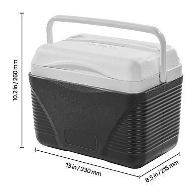Portable Hard Cooler 8.5 QT Insulated Ice Box Outdoor Camping