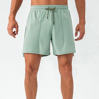 Men's Linerless Workout Shorts Lightweight Quick Dry for Running Sports Athletic Gym with Pockets