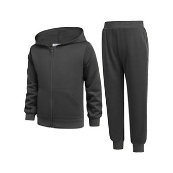 Arshiner Boys Piece Athletic Tracksuit Jogging Sets Outfit Sweatsuit Zip Up Hoodie