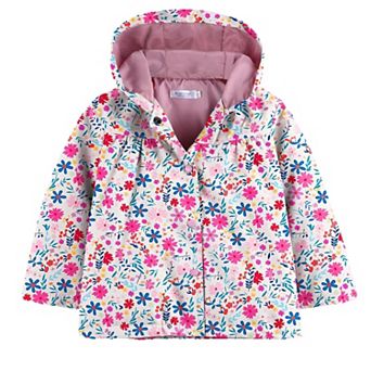 Arshiner Girls Waterproof Hooded Rain Jacket Windproof Kids Raincoat Outwear