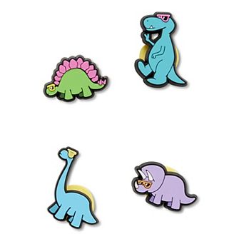 Joybees Little Box Guy Popinz 4-Pack Kids Fun Character Shoe Charms