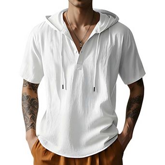 Men's Hooded Vacation Shirt