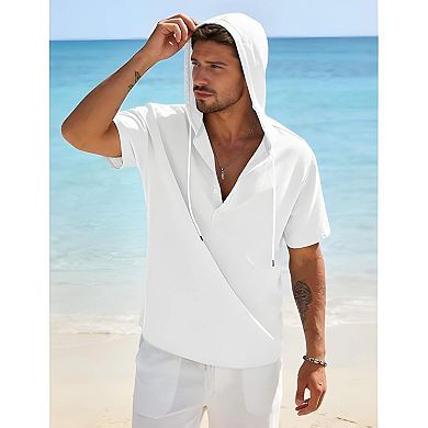 Men's Hooded Vacation Shirt