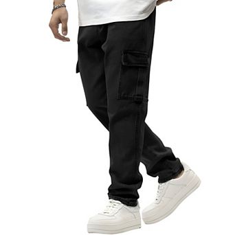 Men's Elastic Waist Denim Pants