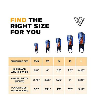 Vizari Youth Soccer Shin Guards