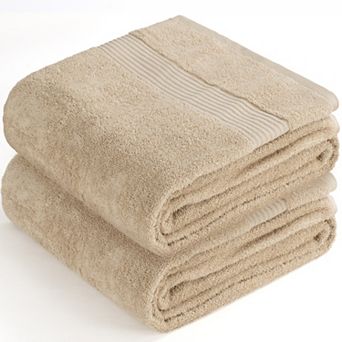 American Soft Linen Bekos Overszied Bath Towel 2-Pack