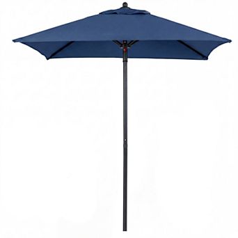 5 Ft Square Patio Market Umbrella with Sturdy Rib Support