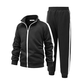 Arshiner Boys Pieces Full Zip Tracksuits Sport Suits Casual Outfits Jacket Pants Tracksuit Set