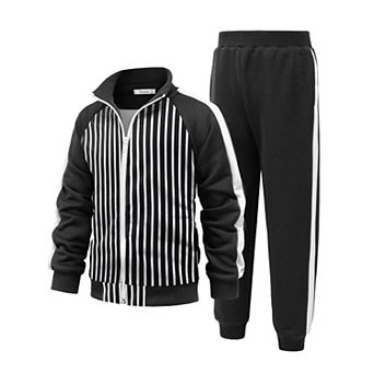 Arshiner Boys Pieces Full Zip Tracksuits Sport Suits Casual Outfits Jacket Pants Tracksuit Set