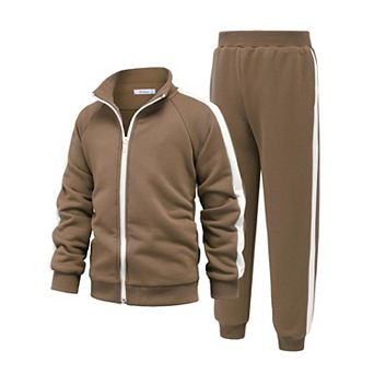 Arshiner Boys Pieces Full Zip Tracksuits Sport Suits Casual Outfits Jacket Pants Tracksuit Set