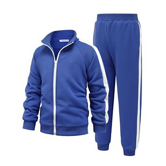Arshiner Boys Pieces Full Zip Tracksuits Sport Suits Casual Outfits Jacket Pants Tracksuit Set