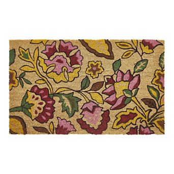 VCNY Home Spring Bliss Floral Outdoor Coir Doormat