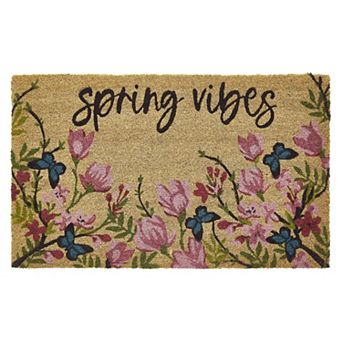 VCNY Home Spring Vibes Outdoor Coir Doormat
