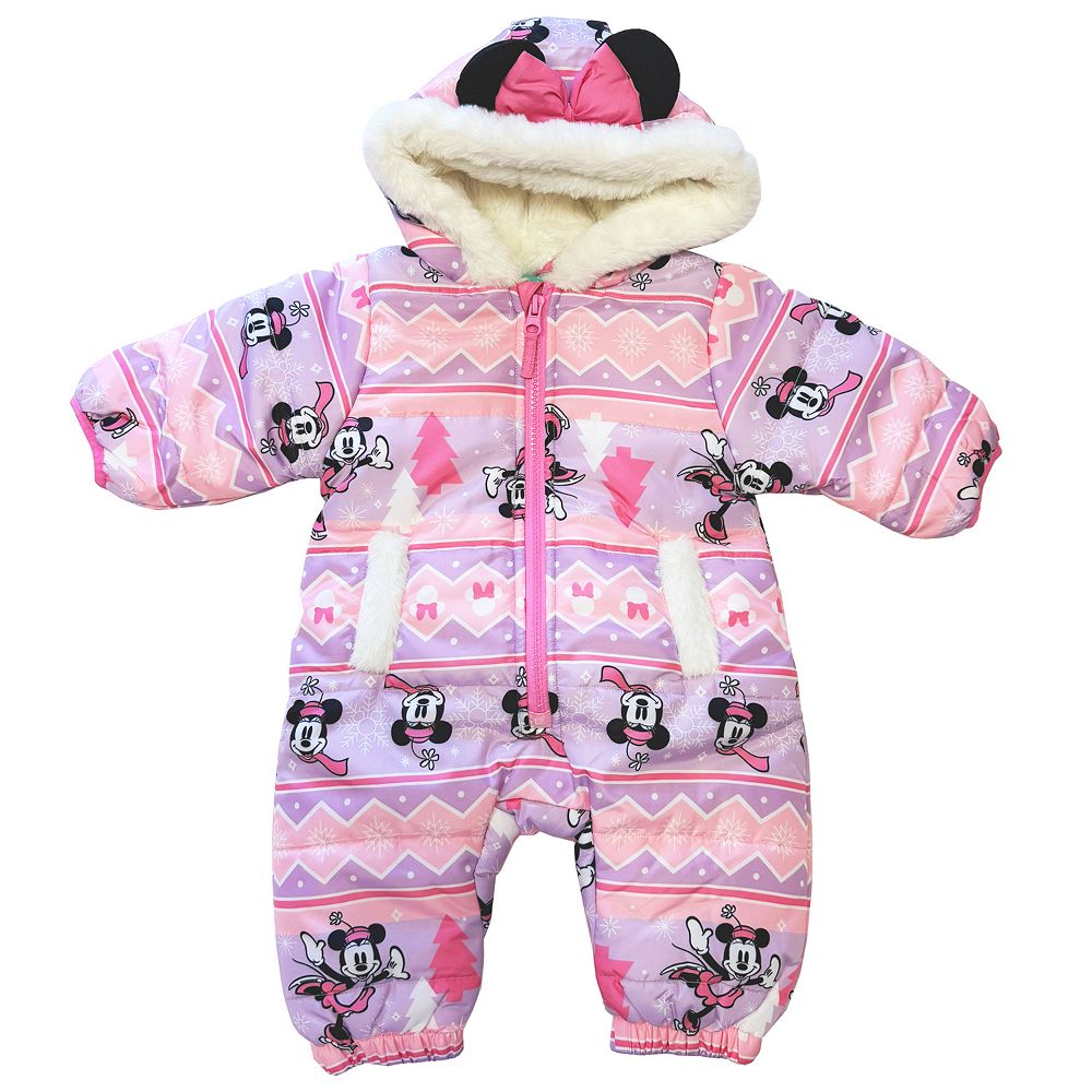 Baby Girl Dreamwave Disney Print Snowsuit