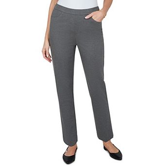 Petite Alfred Dunner Regent Street Ponte Knit Pants