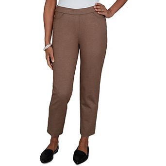 Petite Alfred Dunner Regent Street Ponte Knit Pants