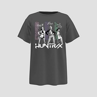 Girls 6-16 K-Pop Demon Hunters Huntrix Names & Signatures Graphic Tee