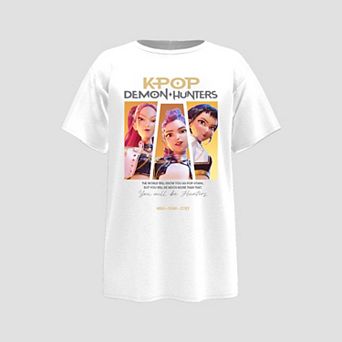 Girls 6-16 K-Pop Demon Hunters Huntrix You Will Be Hunters Graphic Tee