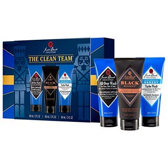 Jack Black The Clean Team - Body Cleanser Gift Set Travel Size Trio