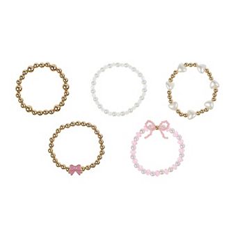 Elli by Capelli Kids 5 pc Bracelet Set