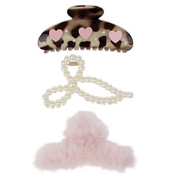 Elli by Capelli Girls 3-Pack Claw Clips