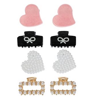 Elli by Capelli 8-Pack Mix Claw Clips