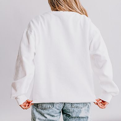 Just Waiting For Halloween Skeleton - Women's Lightweight Garment Dyed Sweatshirt