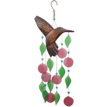 Hummingbird Sea glass Chime