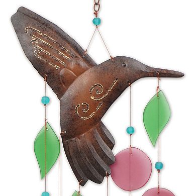 Hummingbird Sea glass Chime