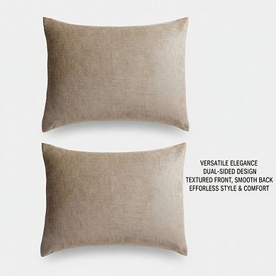 Soft Metallic Textured Full/Queen Comforter Set with Shams - 100% Polyester