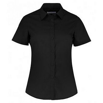 Kustom Kit Womens/Ladies Short Sleeve Tailored Poplin Shirt