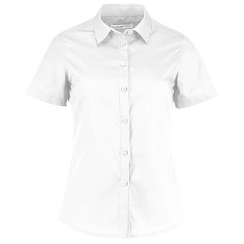 Kustom Kit Womens/Ladies Short Sleeve Poplin Shirt