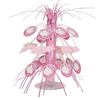 Unique Party Stork Baby Girl Party Centrepiece
