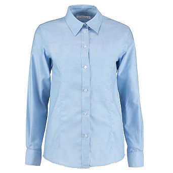 Kustom Kit Womens/Ladies Oxford Tailored Long-Sleeved Shirt
