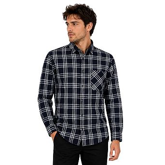 Hugo Boss Mens Plaid Regular Long-Sleeved Shirt