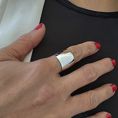 RICH Chunky Wide Cigar Band Ring