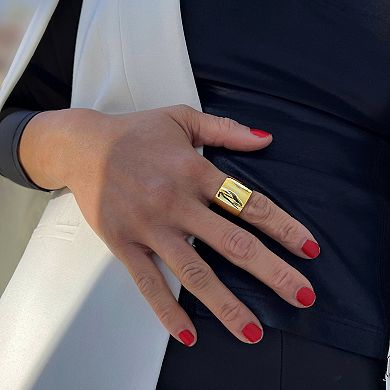 RICH Chunky Wide Cigar Band Ring