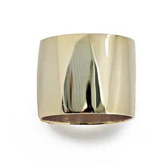 RICH Chunky Wide Cigar Band Ring