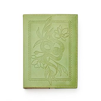 Refillable Embossed Leather Journal