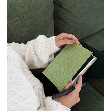 Refillable Embossed Leather Journal