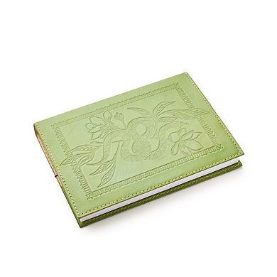 Refillable Embossed Leather Journal